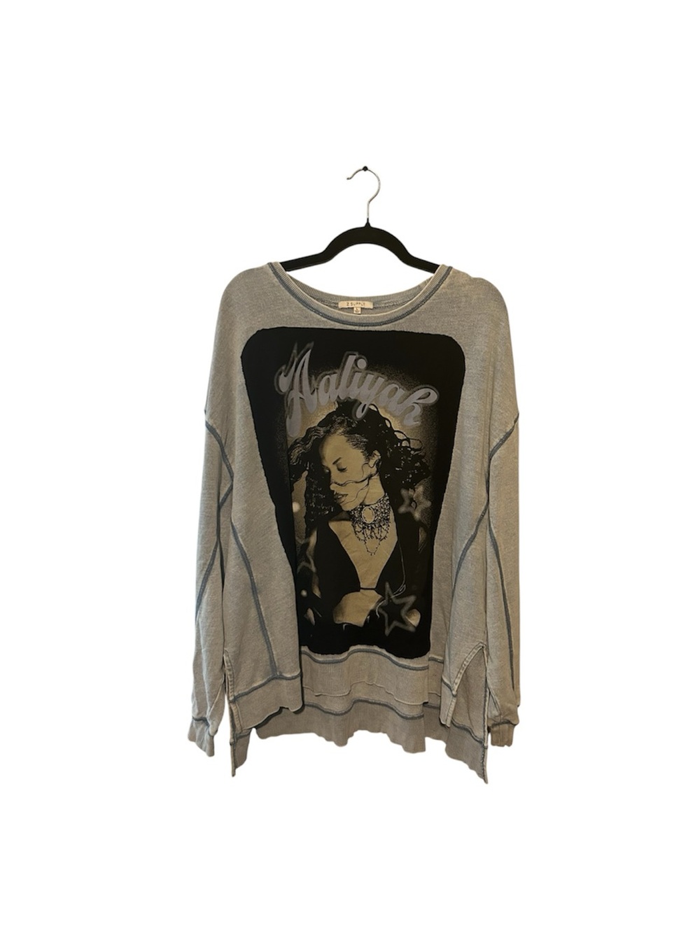 Aaliyah upcycled relaxed fit pullover
